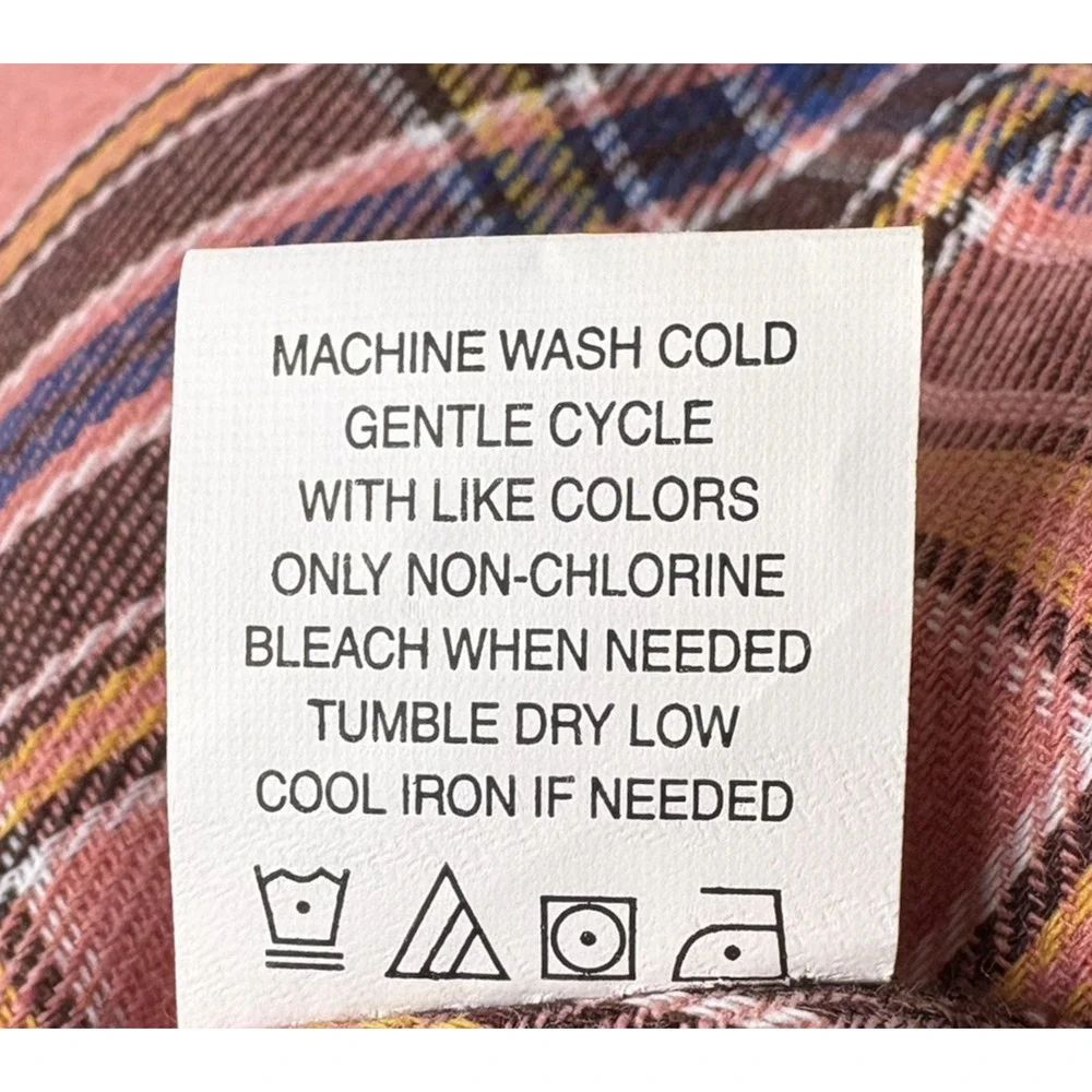 Stitch & Pine Button Front Sleeveless Mini Dress Plaid Retro Grunge 90s S/L - Picture 10 of 12